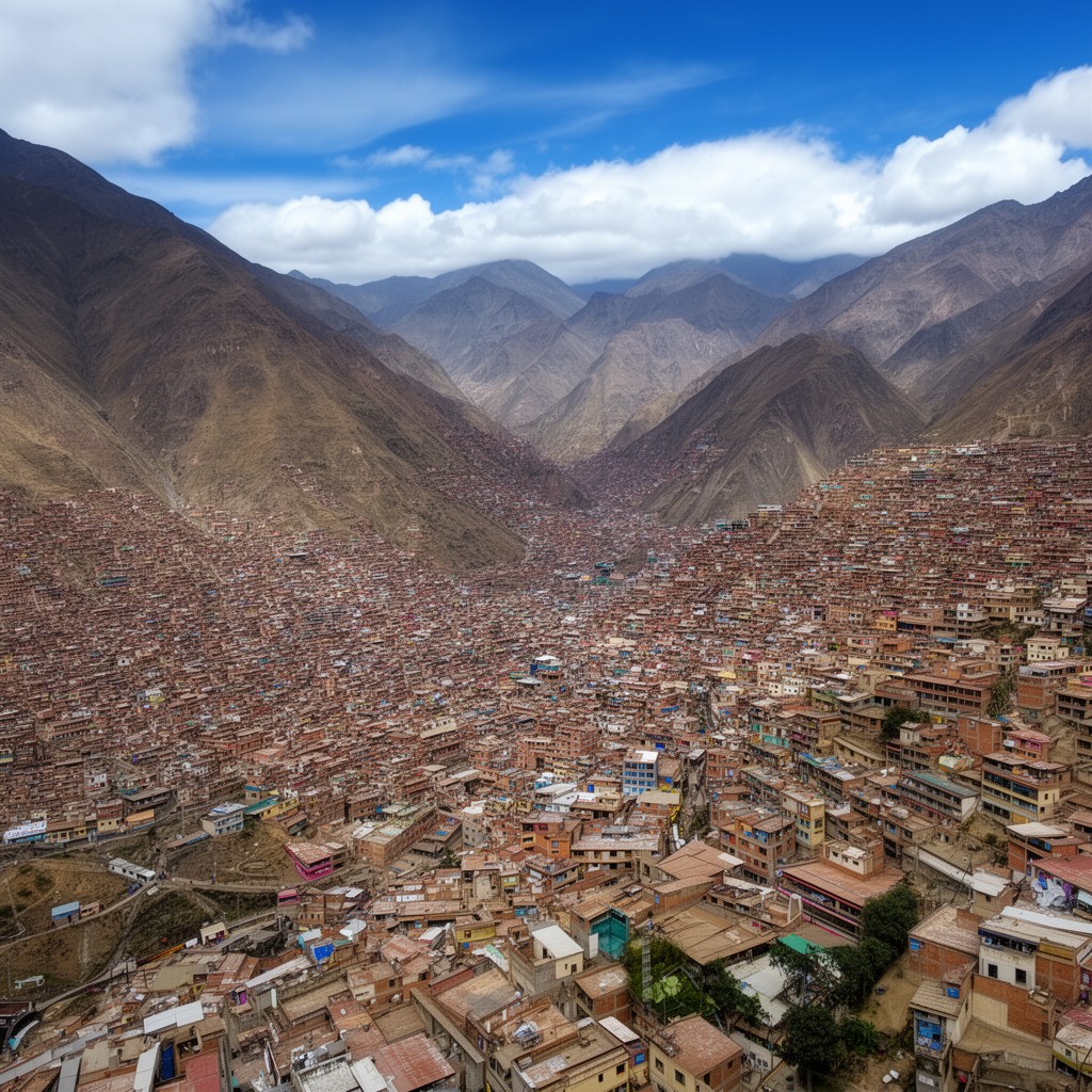 AI-generated illustration of La Paz