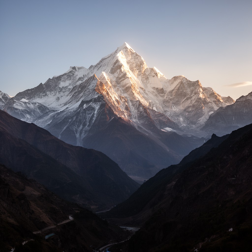 AI-generated illustration of Dhaulagiri