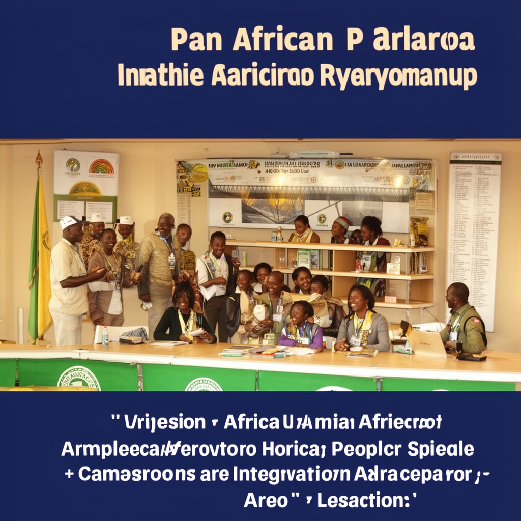 AI-generated illustration of Pan-African Parliament