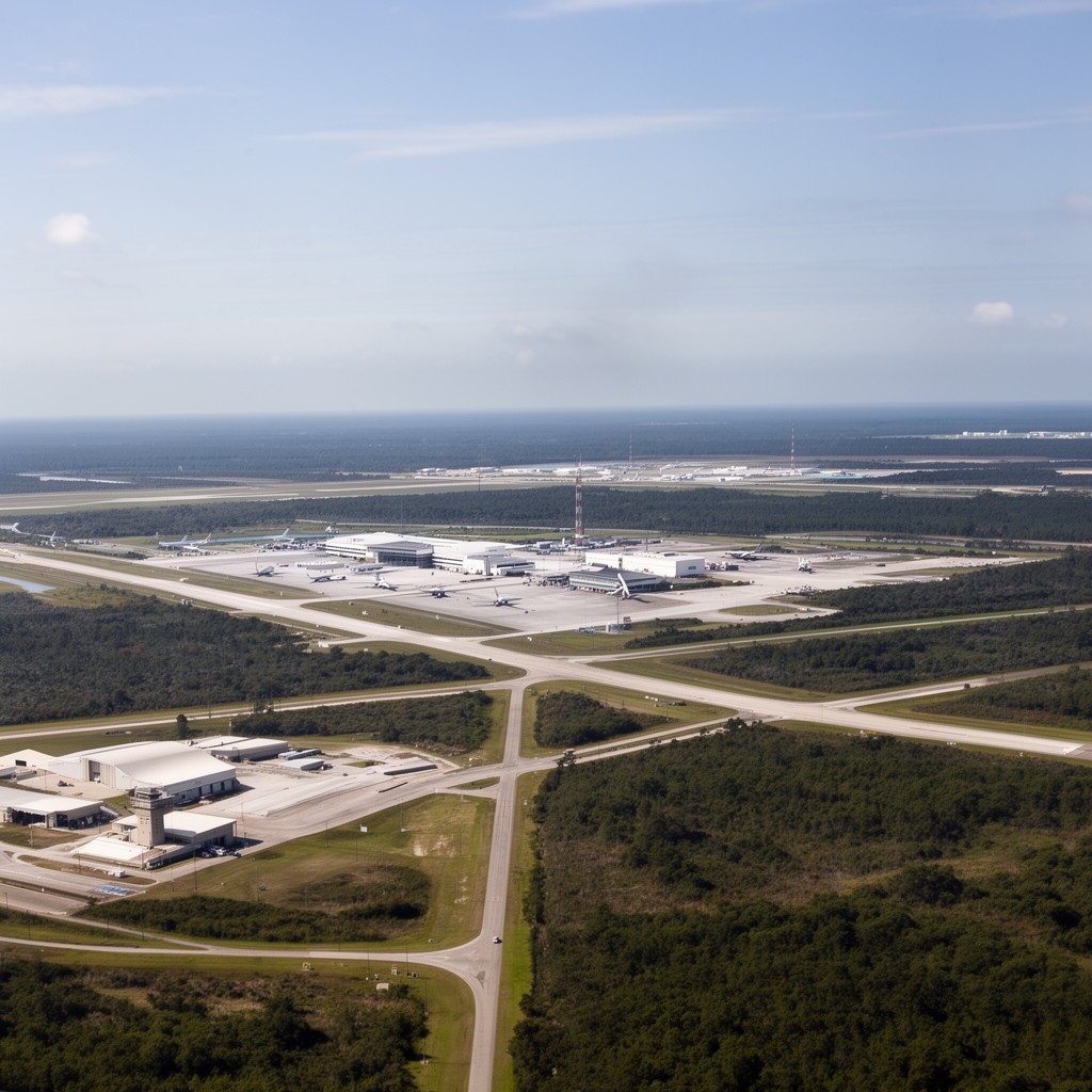 AI-generated illustration of Tyndall Air Force Base