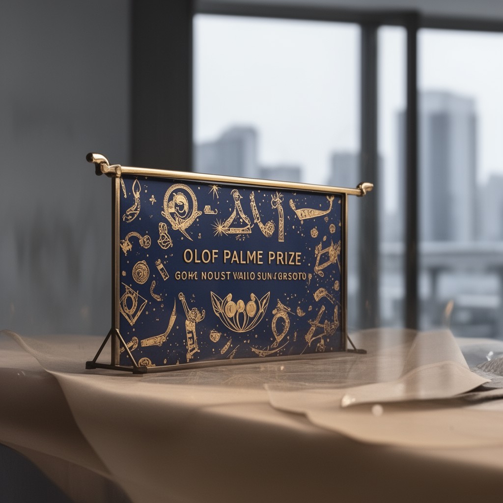 AI-generated illustration of Olof Palme Prize
