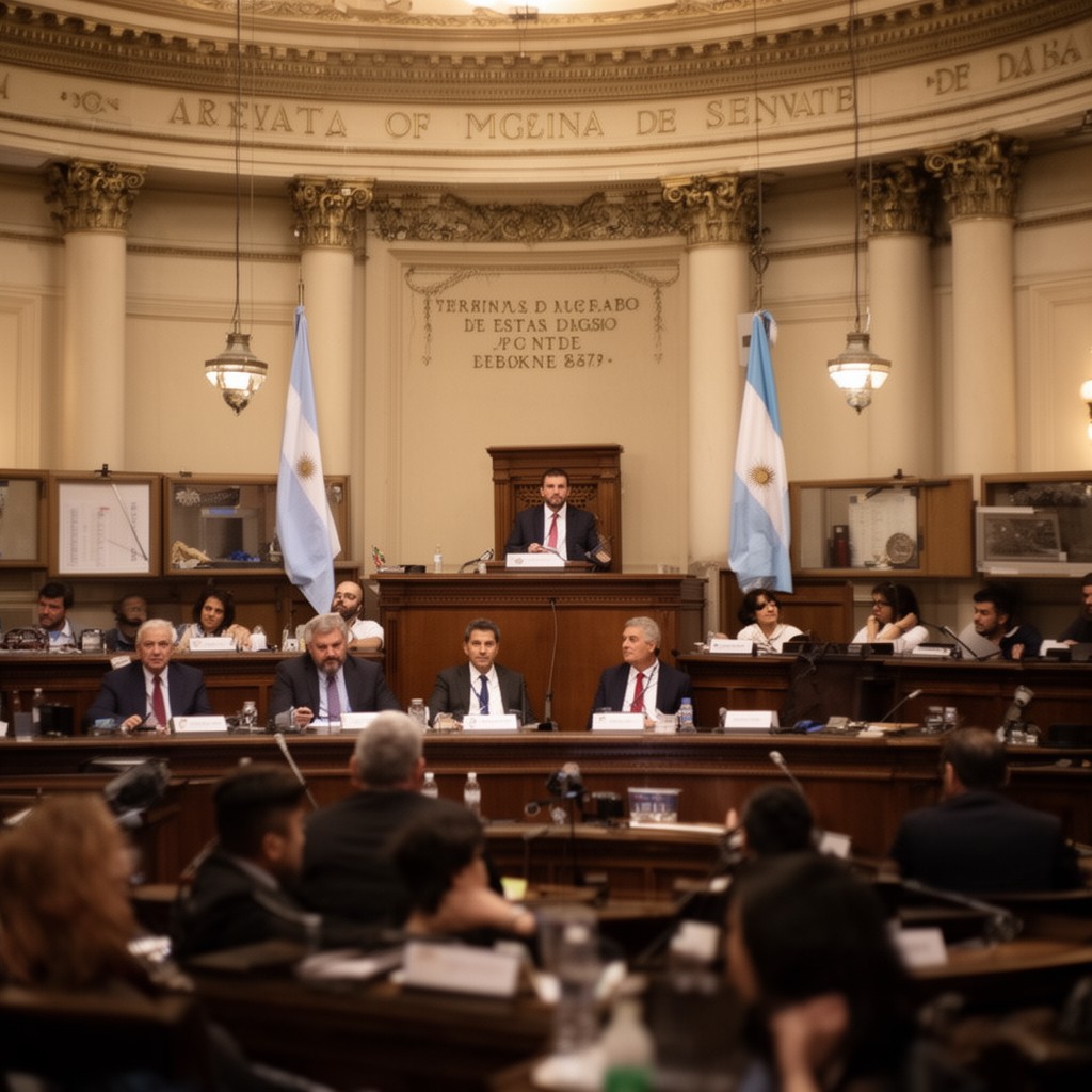 AI-generated illustration of Senate of Argentina