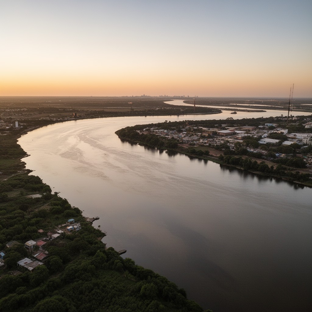 AI-generated illustration of Río de la Plata