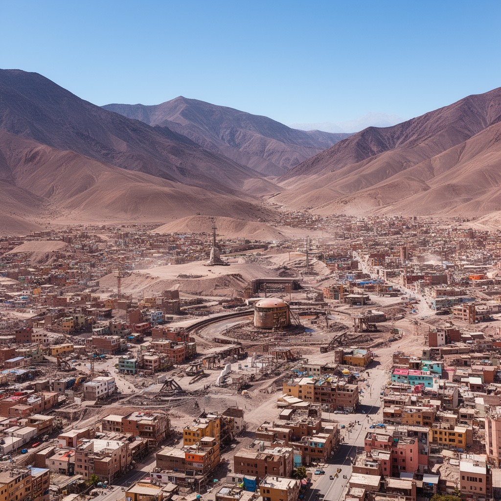 AI-generated illustration of Copiapó