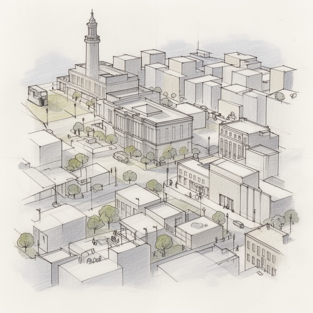 AI-generated illustration of District of Columbia Office of Planning