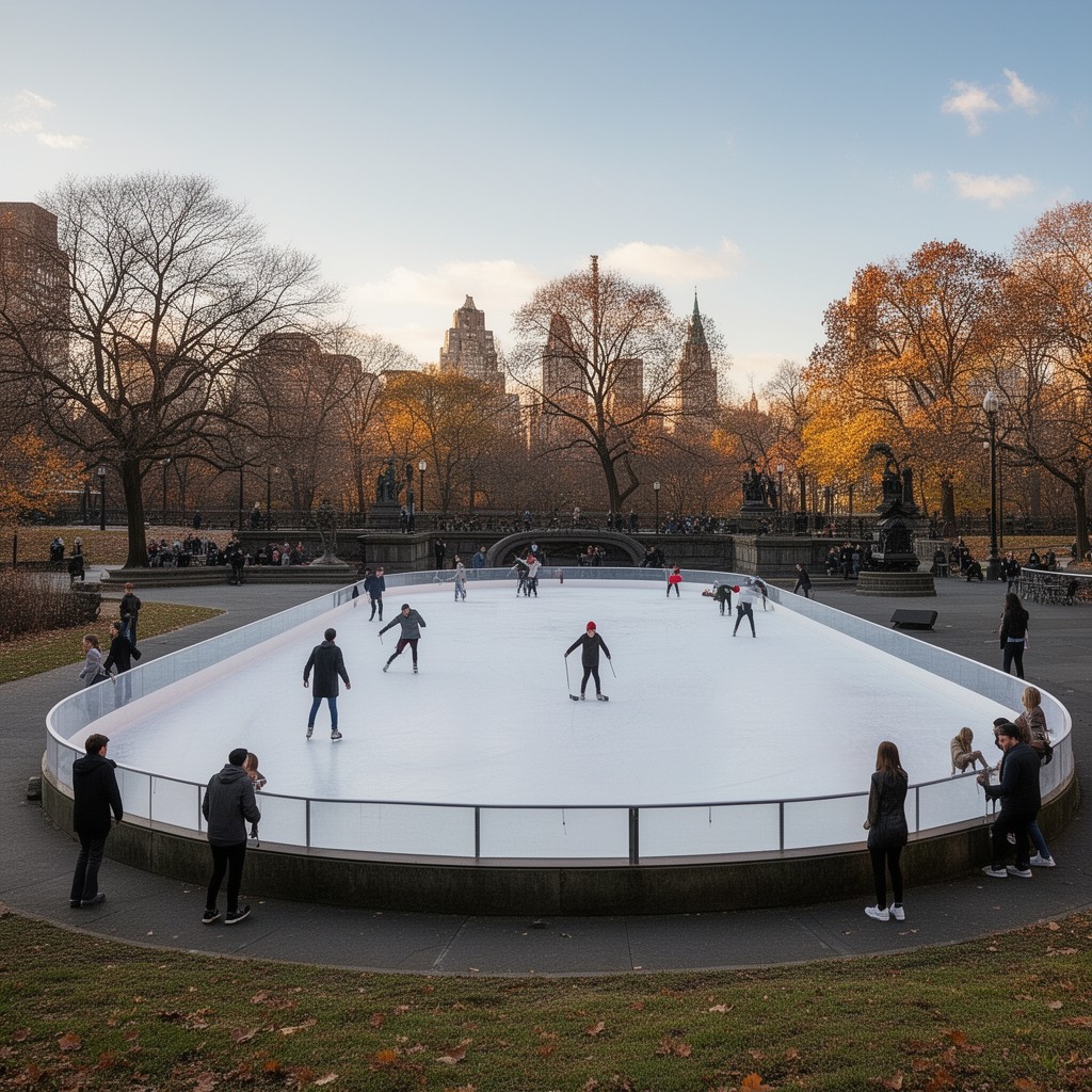 AI-generated illustration of Lasker Rink
