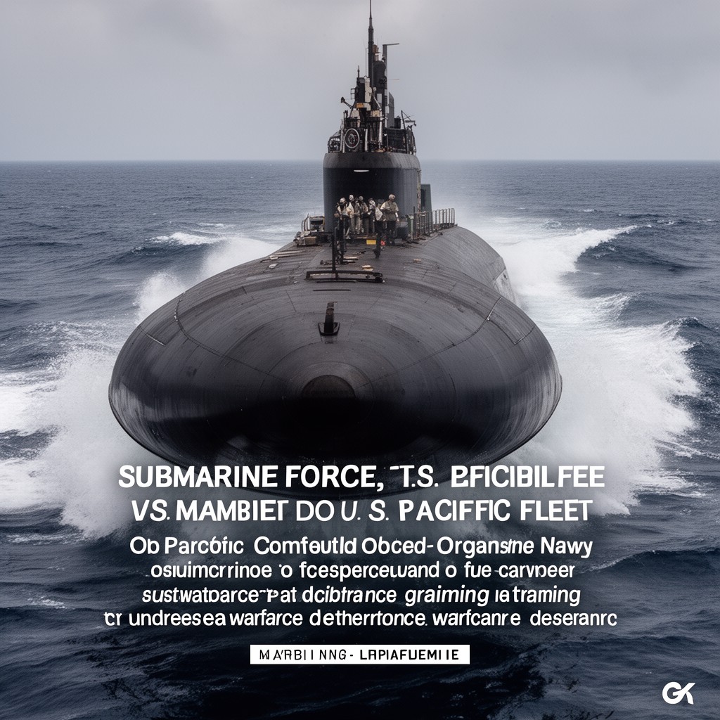 AI-generated illustration of Submarine Force, U.S. Pacific Fleet