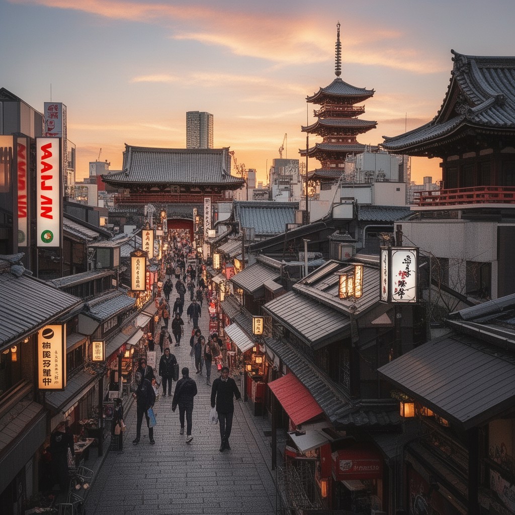 AI-generated illustration of Taitō