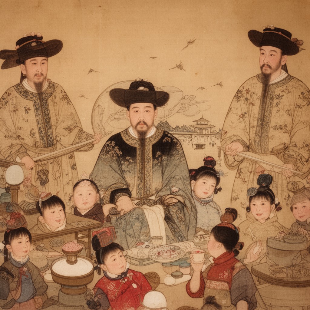 AI-generated illustration of Tang dynasty