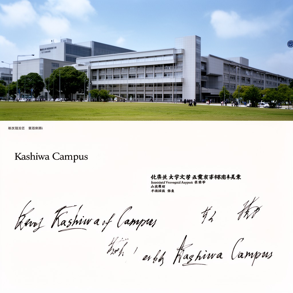 AI-generated illustration of Kashiwa Campus