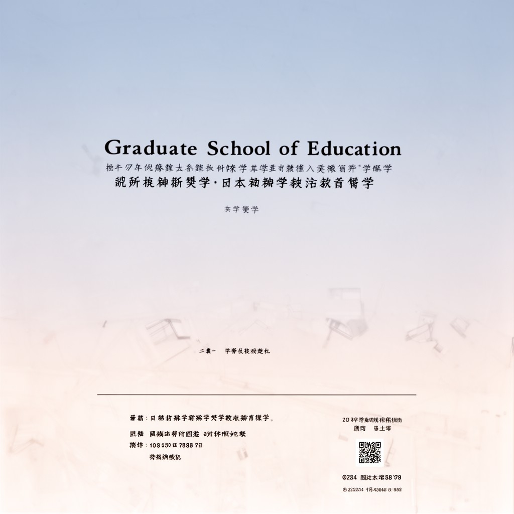 AI-generated illustration of Graduate School of Education