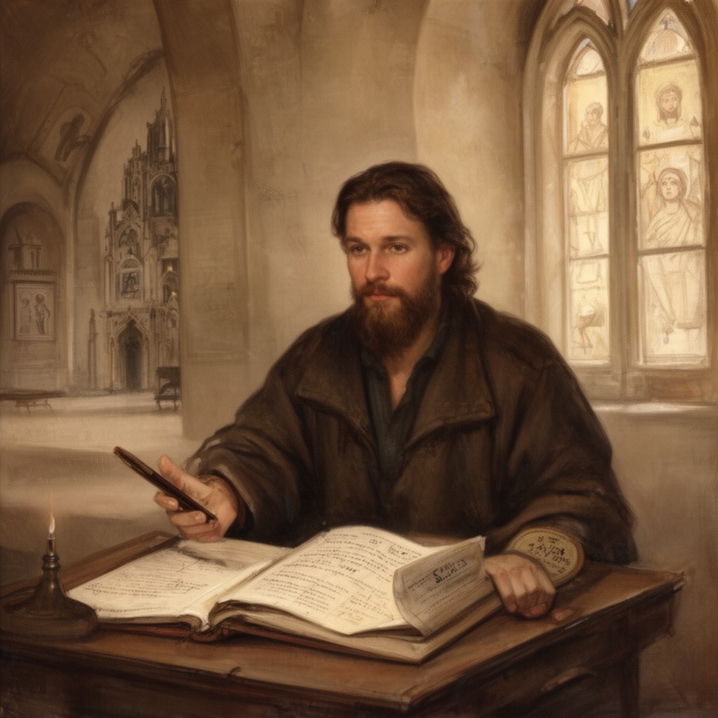 AI-generated illustration of Silas