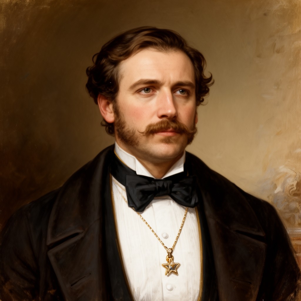 AI-generated illustration of Louis Napoléon, Prince Napoléon