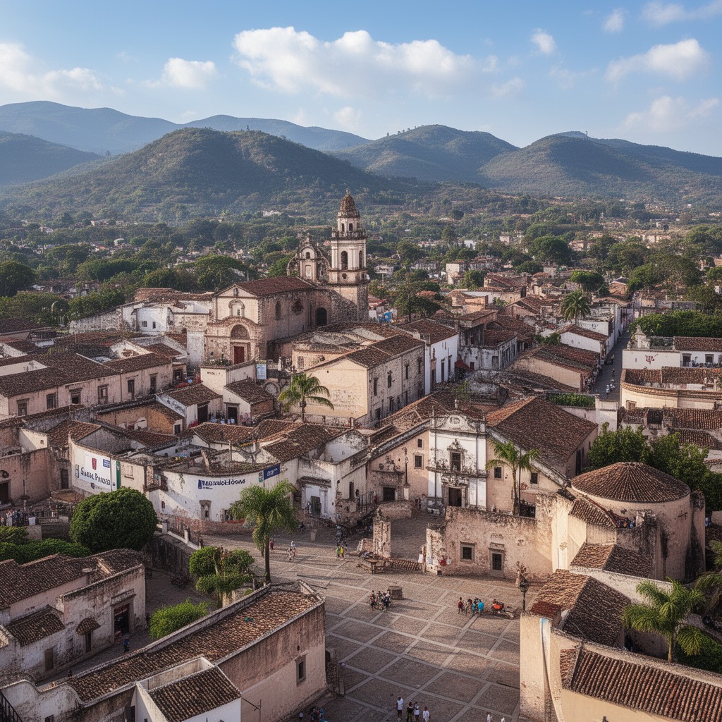 AI-generated illustration of San Luis Potosí