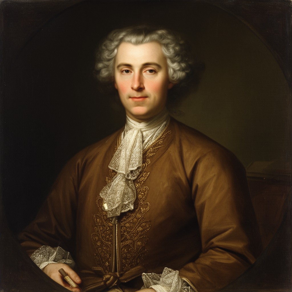 AI-generated illustration of Abraham de Moivre