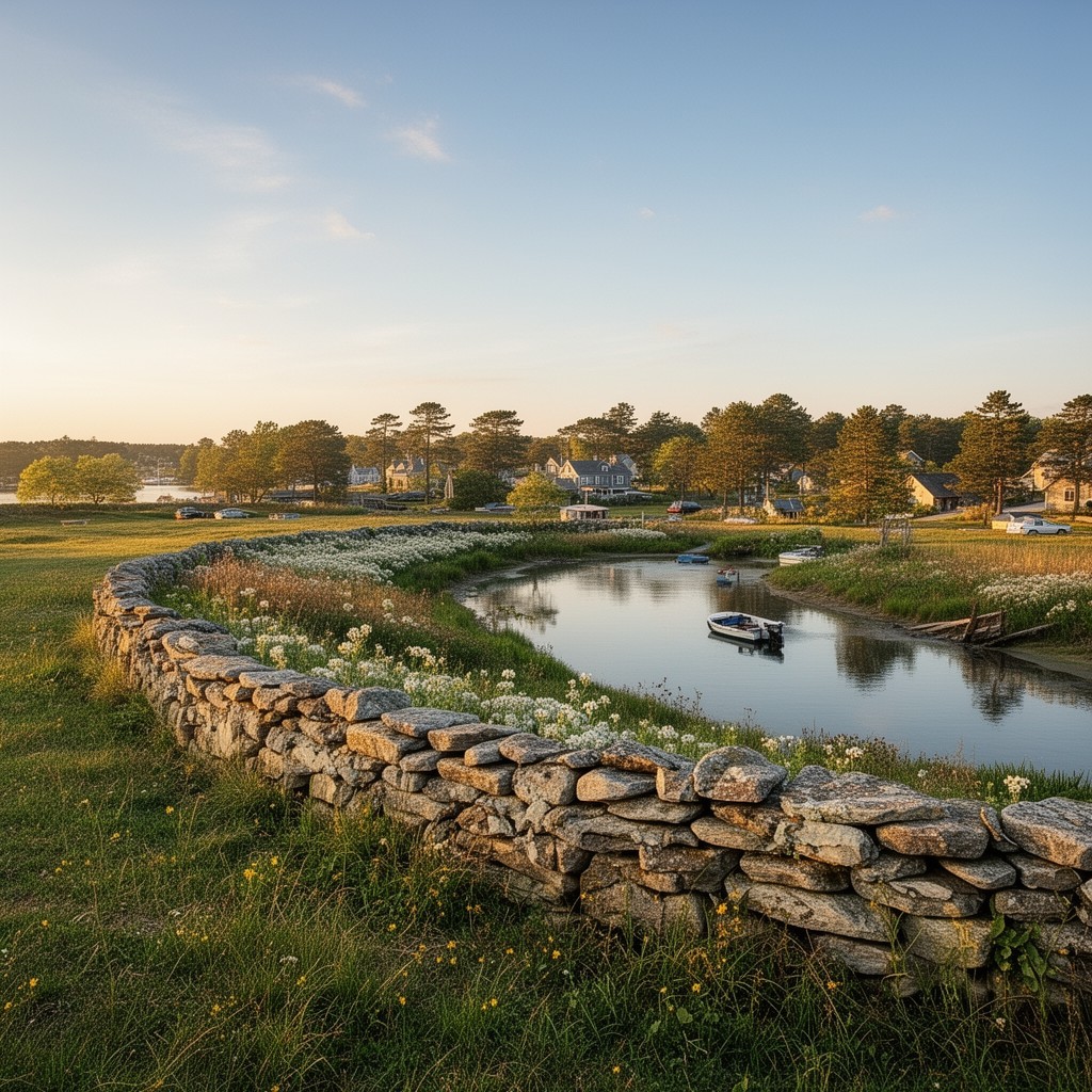 AI-generated illustration of Chilmark