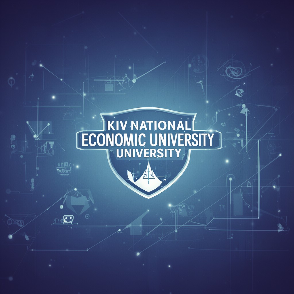 AI-generated illustration of Kyiv National Economic University