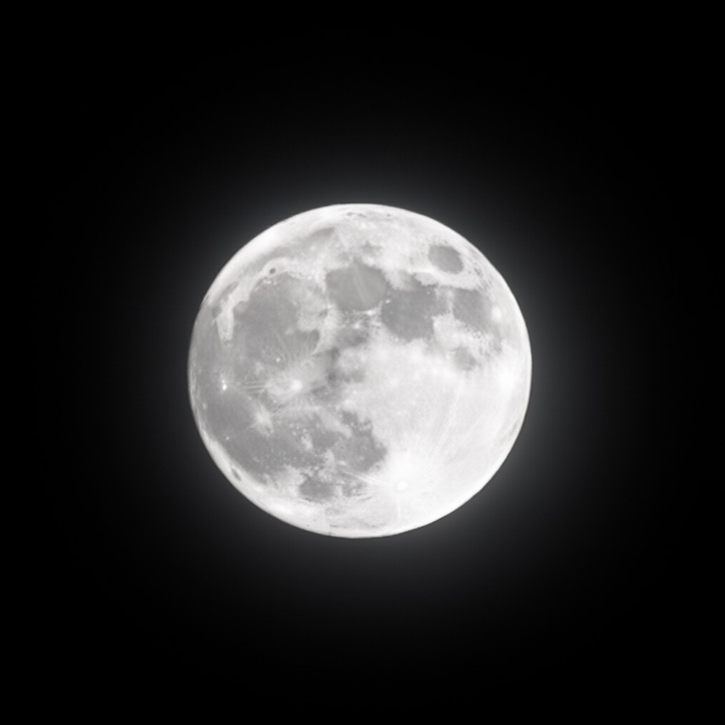 AI-generated illustration of Full Moon