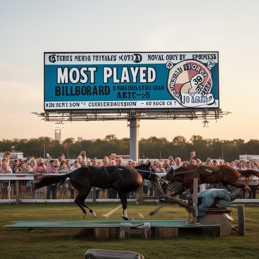 AI-generated illustration of Billboard Most Played by Jockeys