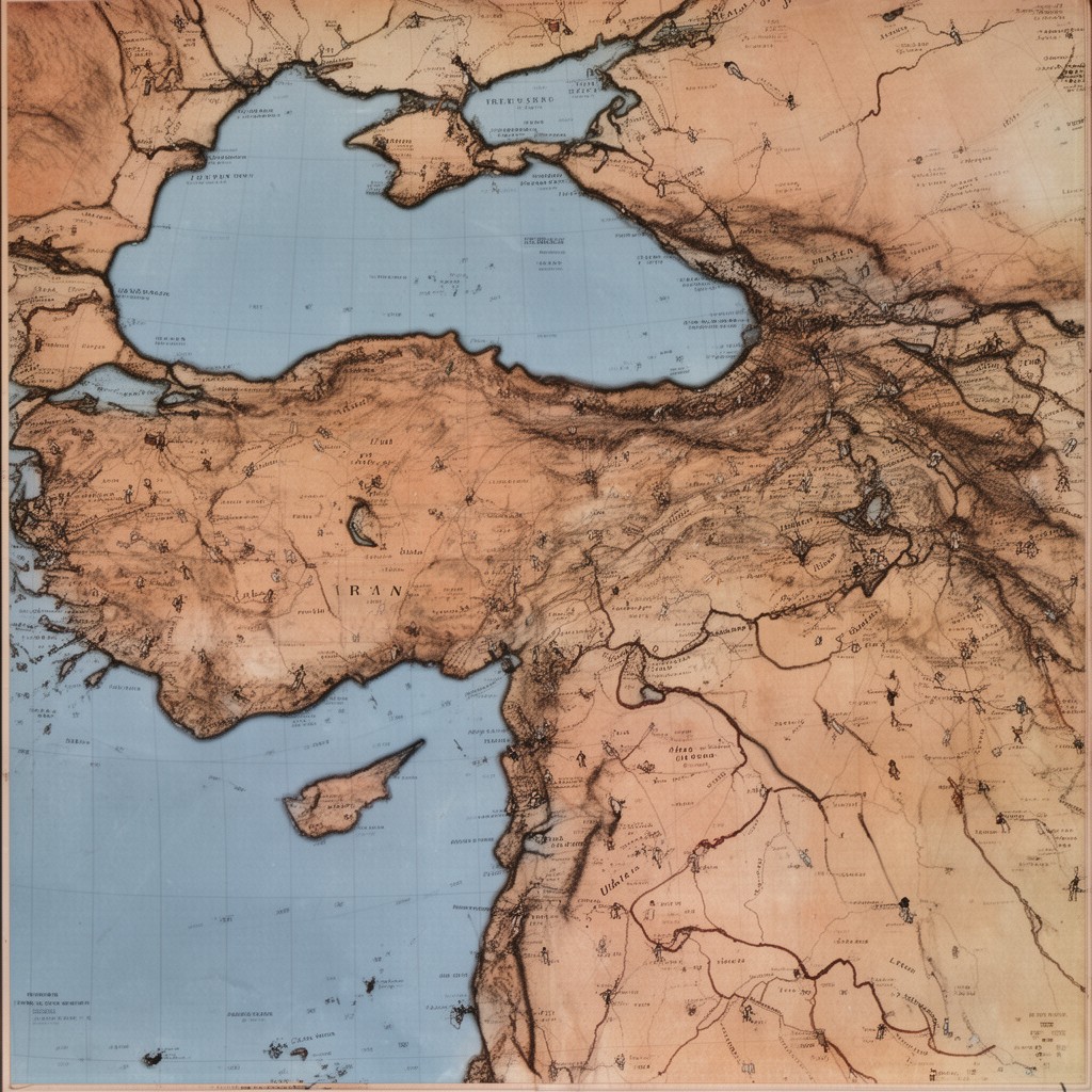 AI-generated illustration of Iran
