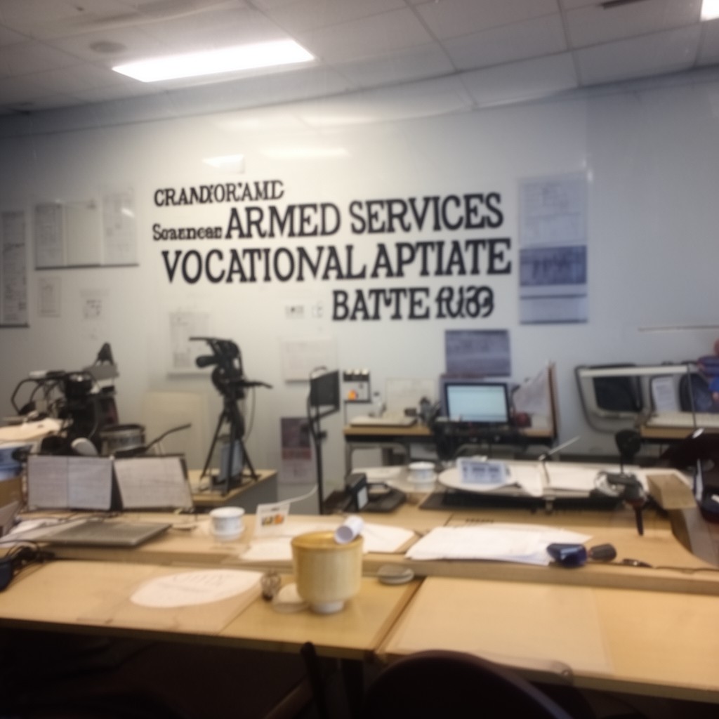 AI-generated illustration of Armed Services Vocational Aptitude Battery