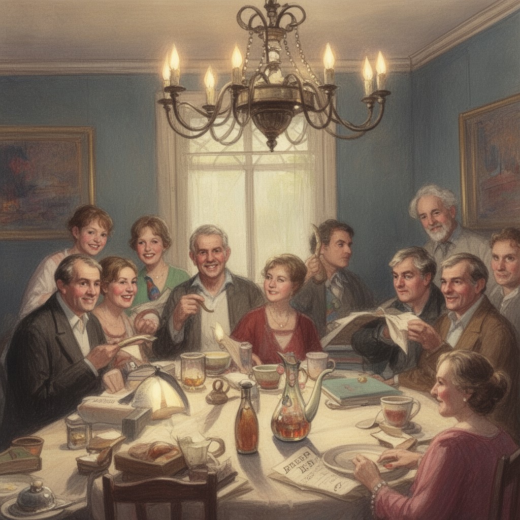 AI-generated illustration of Breakfast-Table series