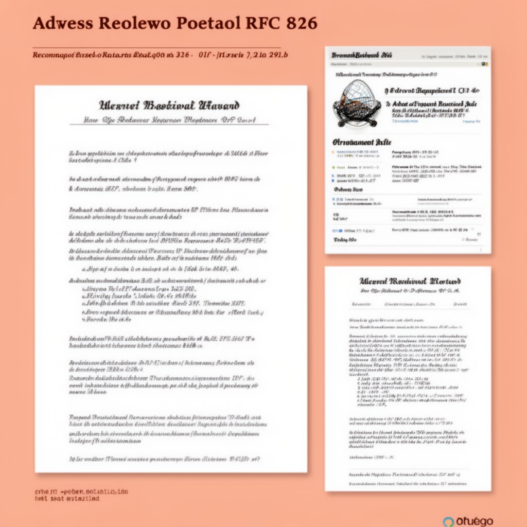 AI-generated illustration of RFC 826