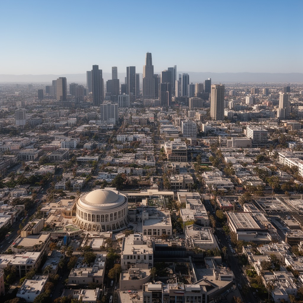 AI-generated illustration of Santa Ana
