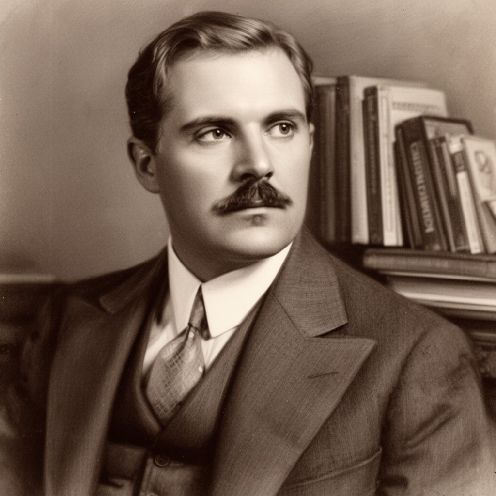 AI-generated illustration of John Jacob Astor IV