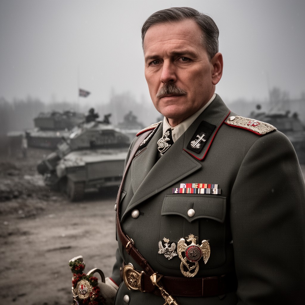 AI-generated illustration of Wilhelm von Leeb