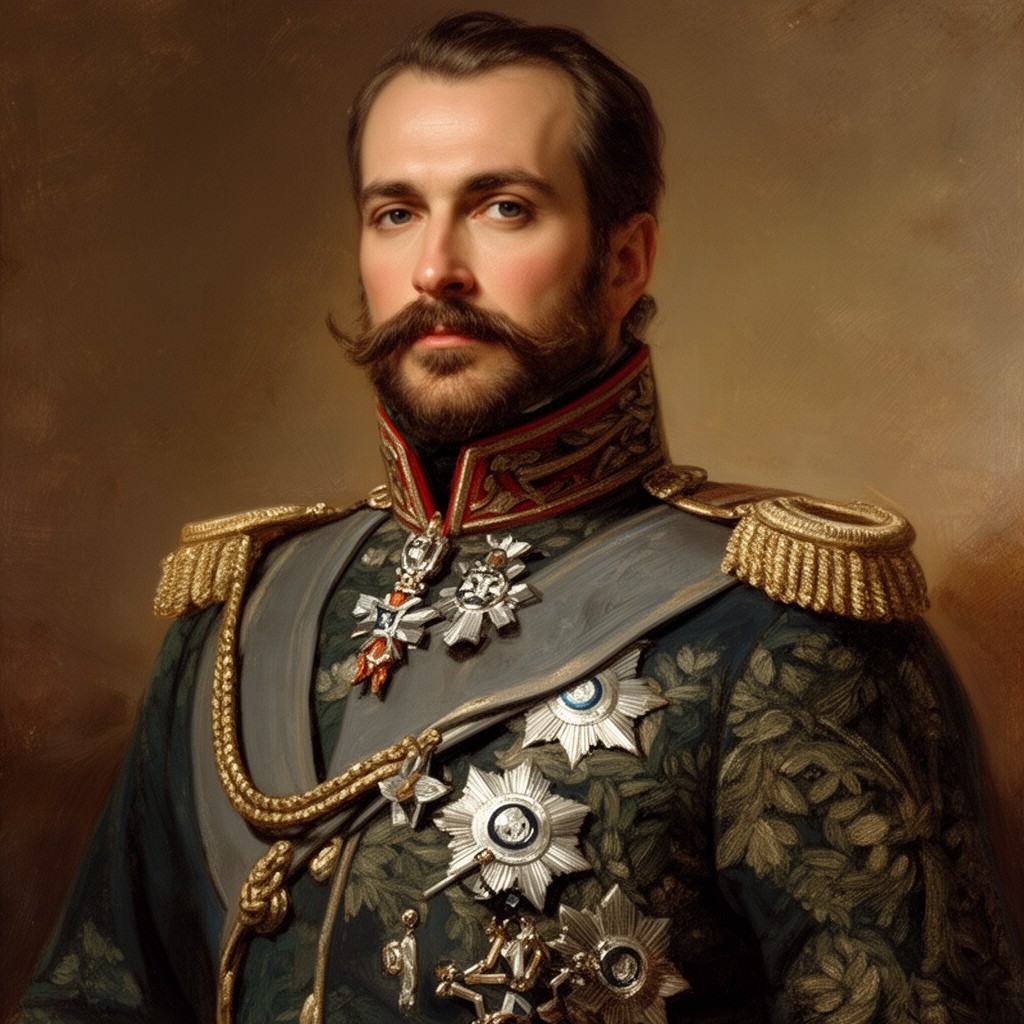 AI-generated illustration of Pyotr Bagration
