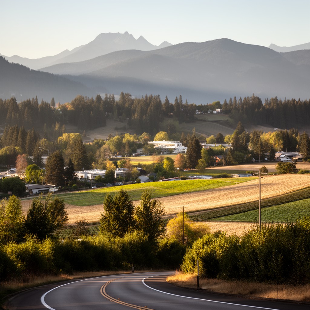 AI-generated illustration of Marion County, Oregon