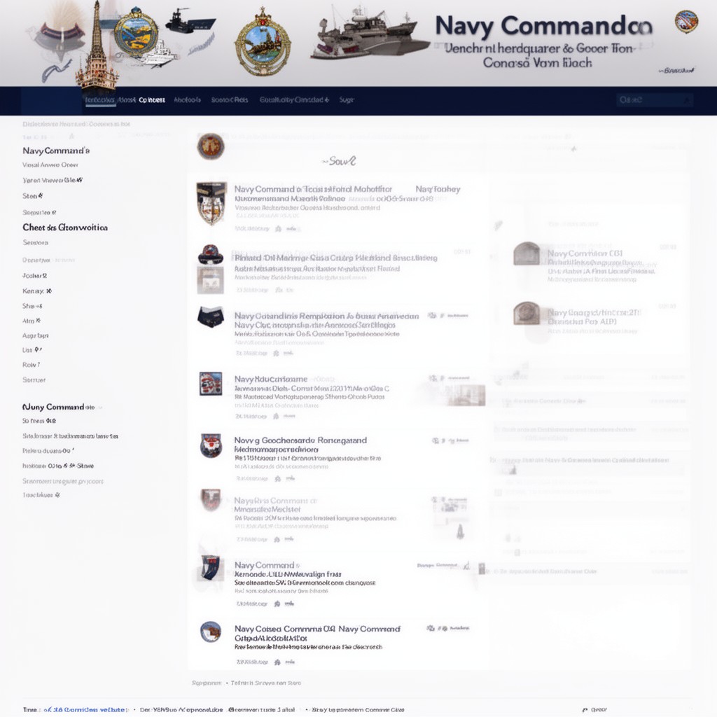 AI-generated illustration of Navy Command