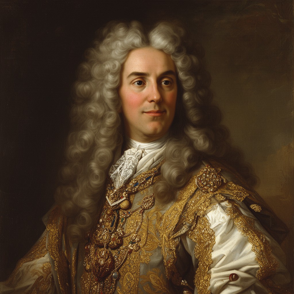 AI-generated illustration of Louis XIV of France