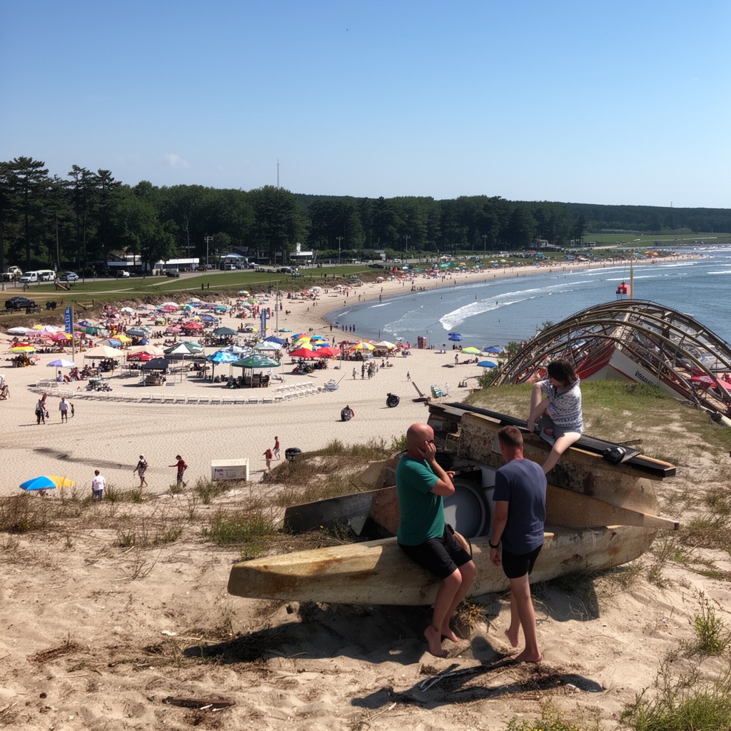 AI-generated illustration of Wasaga Beach
