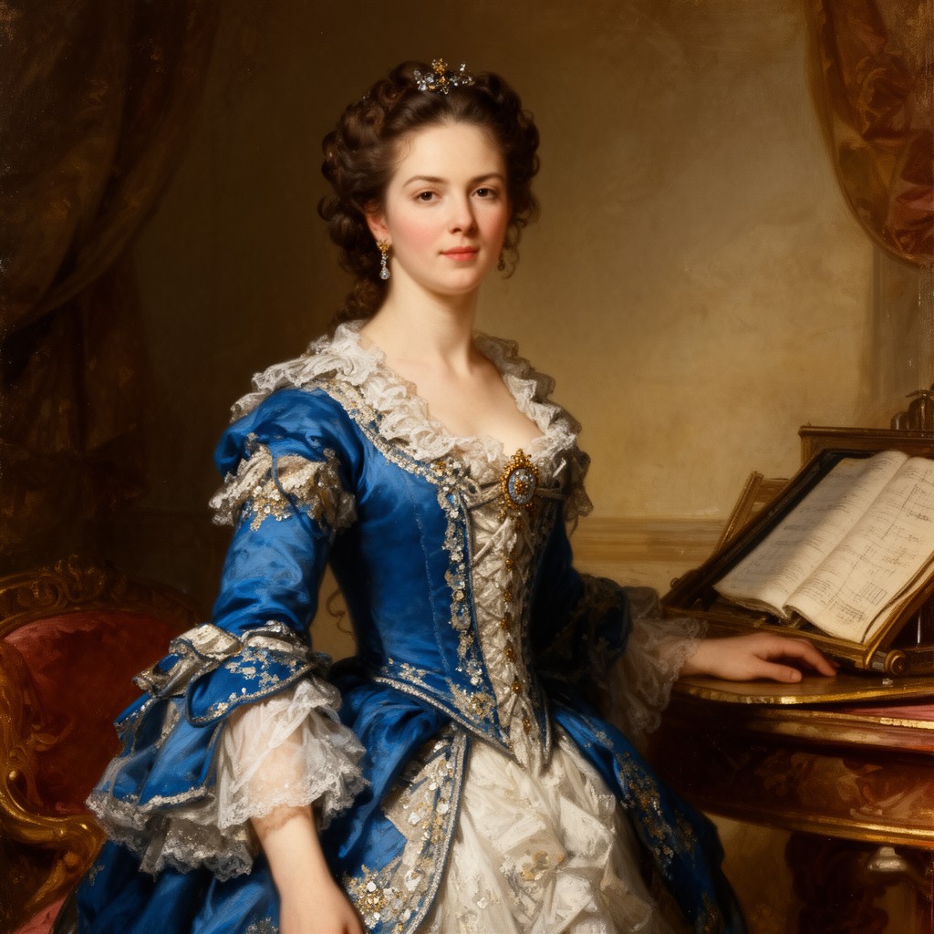 AI-generated illustration of Hedvig Sophia of Sweden