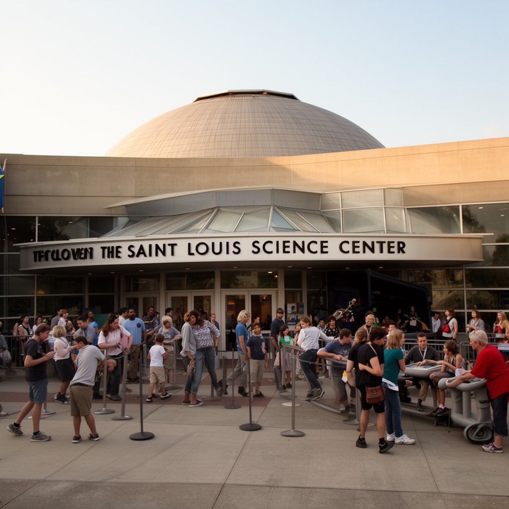AI-generated illustration of Saint Louis Science Center