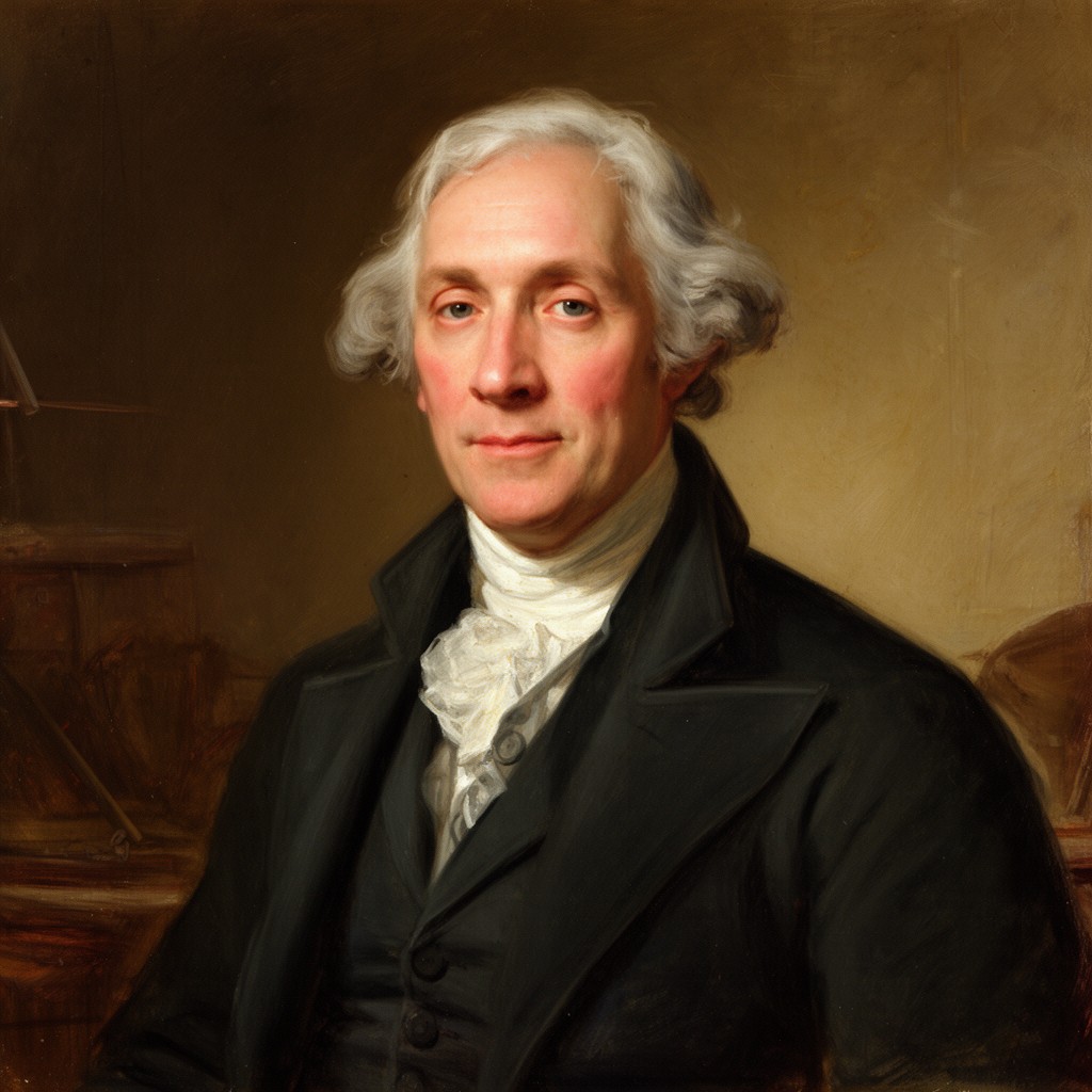 AI-generated illustration of Robert Morris