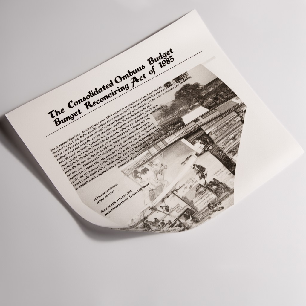 AI-generated illustration of Consolidated Omnibus Budget Reconciliation Act of 1985