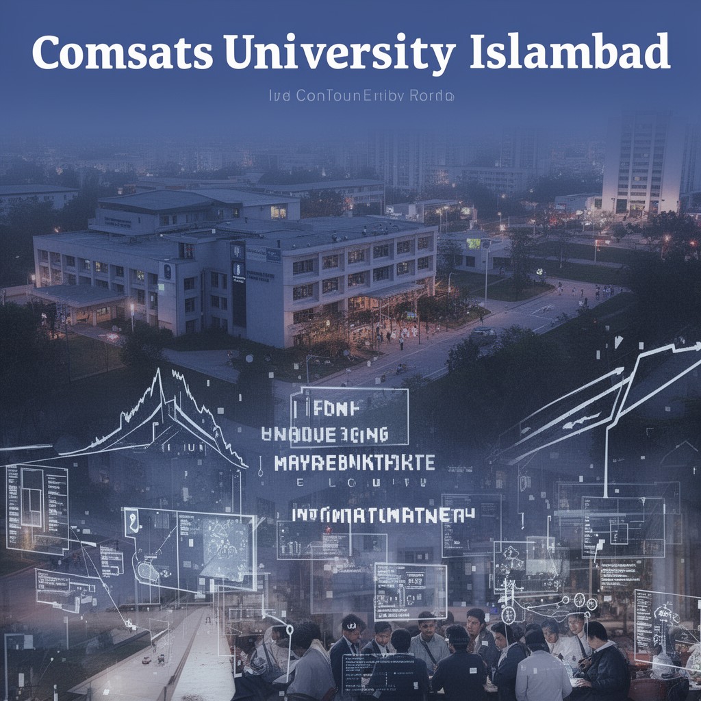 AI-generated illustration of COMSATS University Islamabad