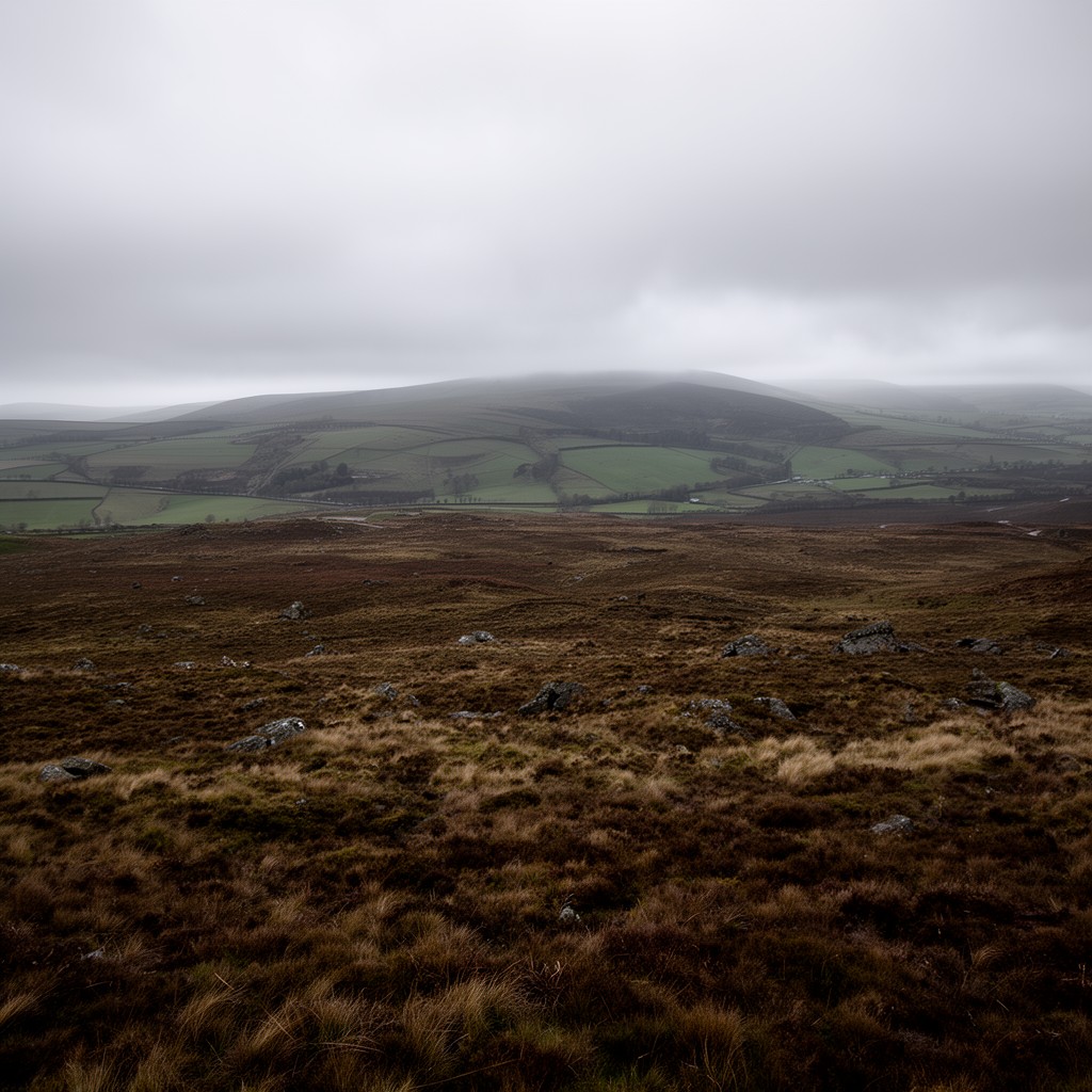 AI-generated illustration of Saddleworth Moor