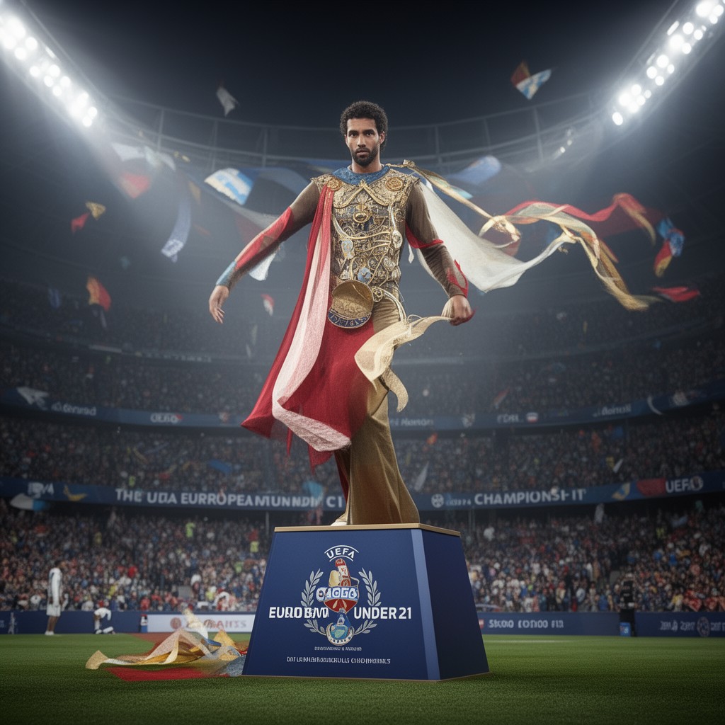 AI-generated illustration of UEFA European Under-21 Championship