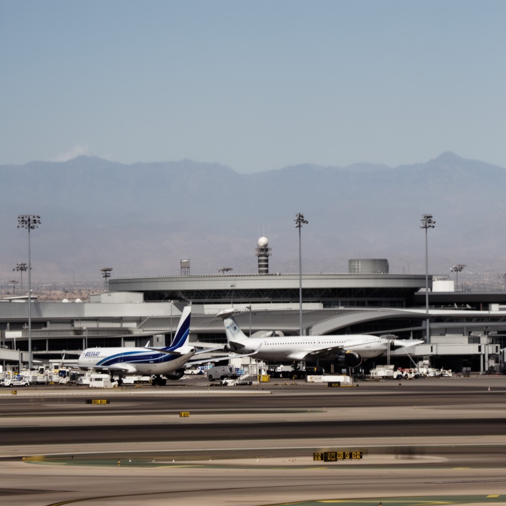 AI-generated illustration of Phoenix Sky Harbor International Airport