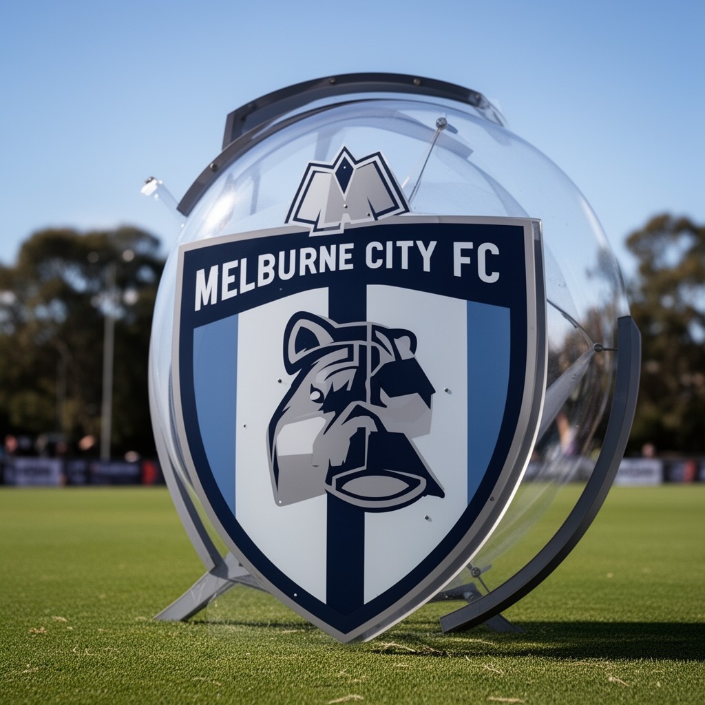 AI-generated illustration of Melbourne City FC