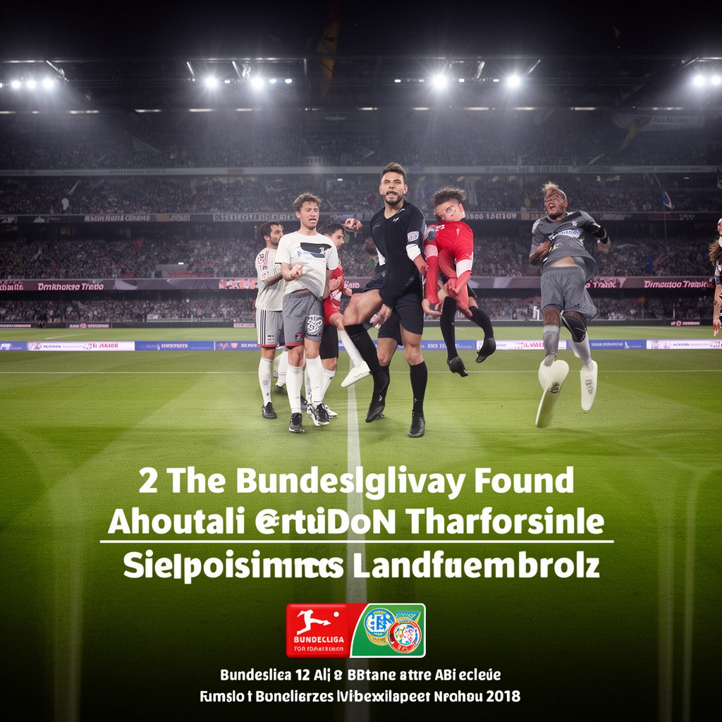 AI-generated illustration of Bundesliga