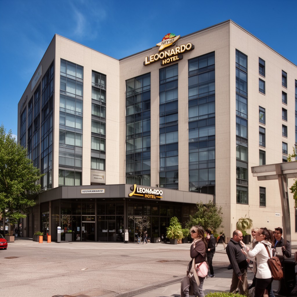 AI-generated illustration of Leonardo Hotels (formerly Jurys Inn)