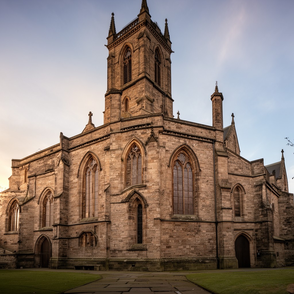 AI-generated illustration of Church of St Mary the Virgin, Eccles