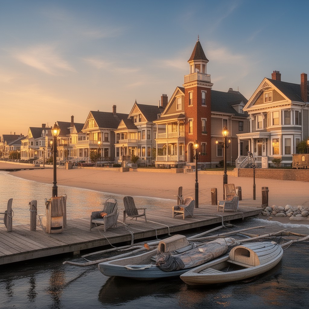 AI-generated illustration of Cape May, New Jersey, United States