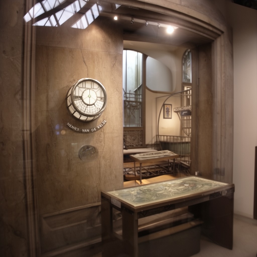 AI-generated illustration of Henry van de Velde Museum
