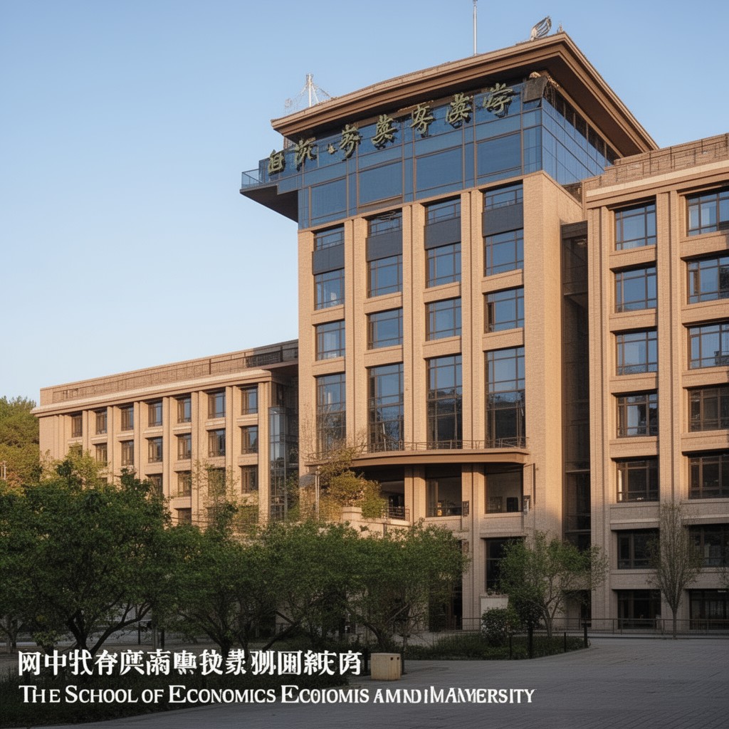 AI-generated illustration of School of Economics and Management